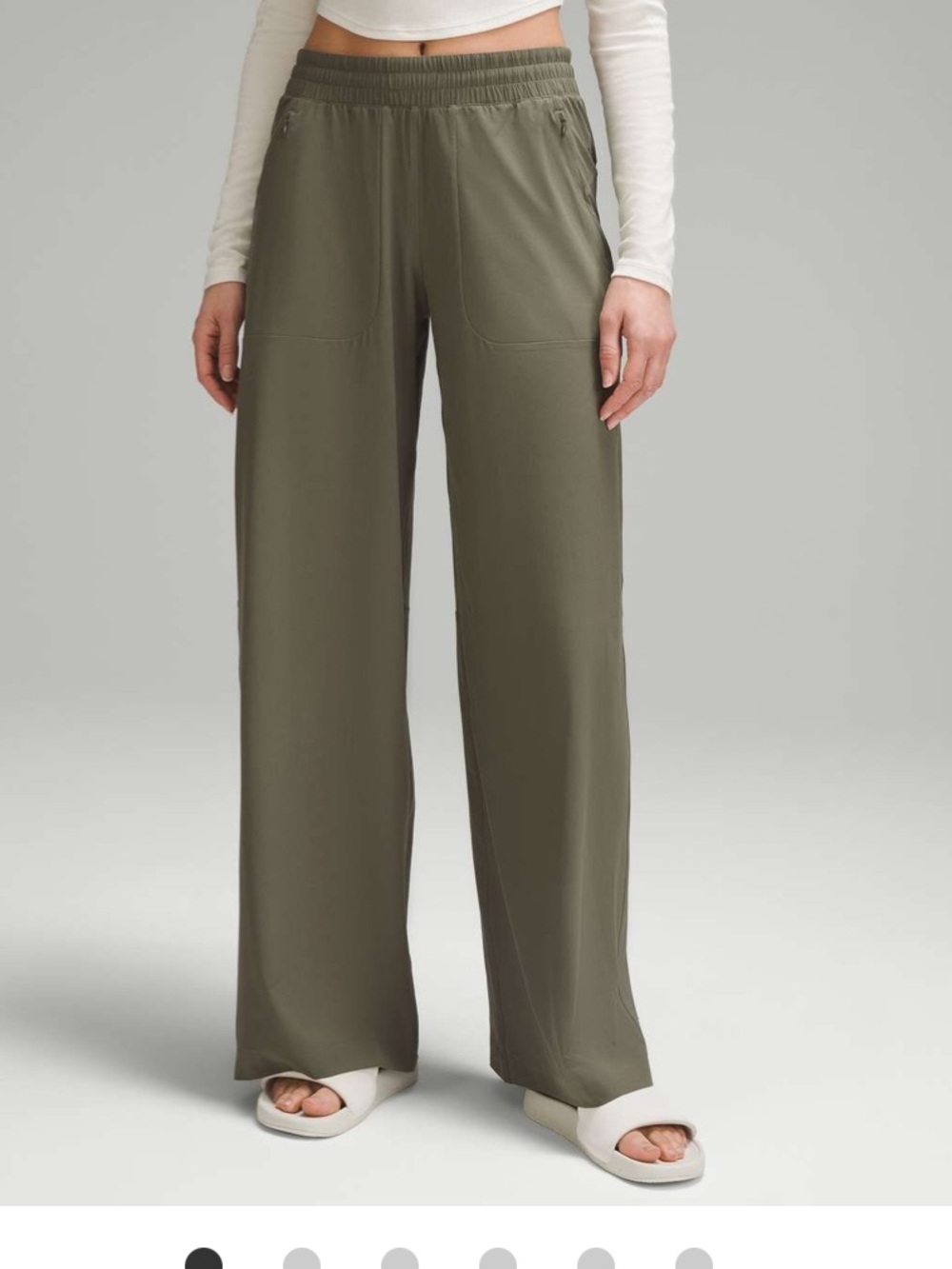 Lululemon Swift Mid Rise Wide Leg Pant